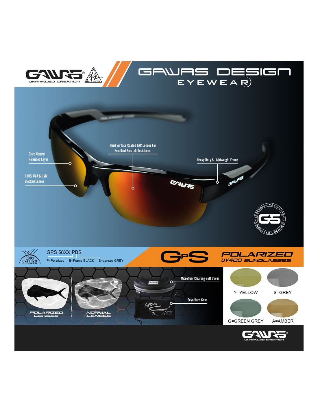Gafas Polarizadas X-Zoga GAWAS - Imagen 2