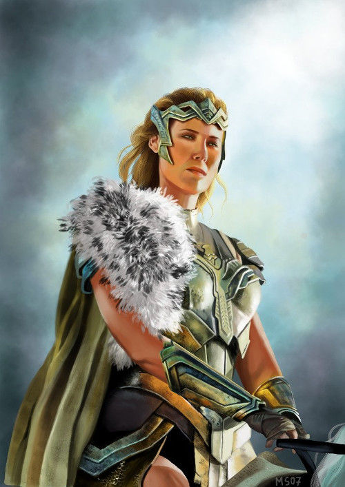 My fanart of Queen Hippolyta