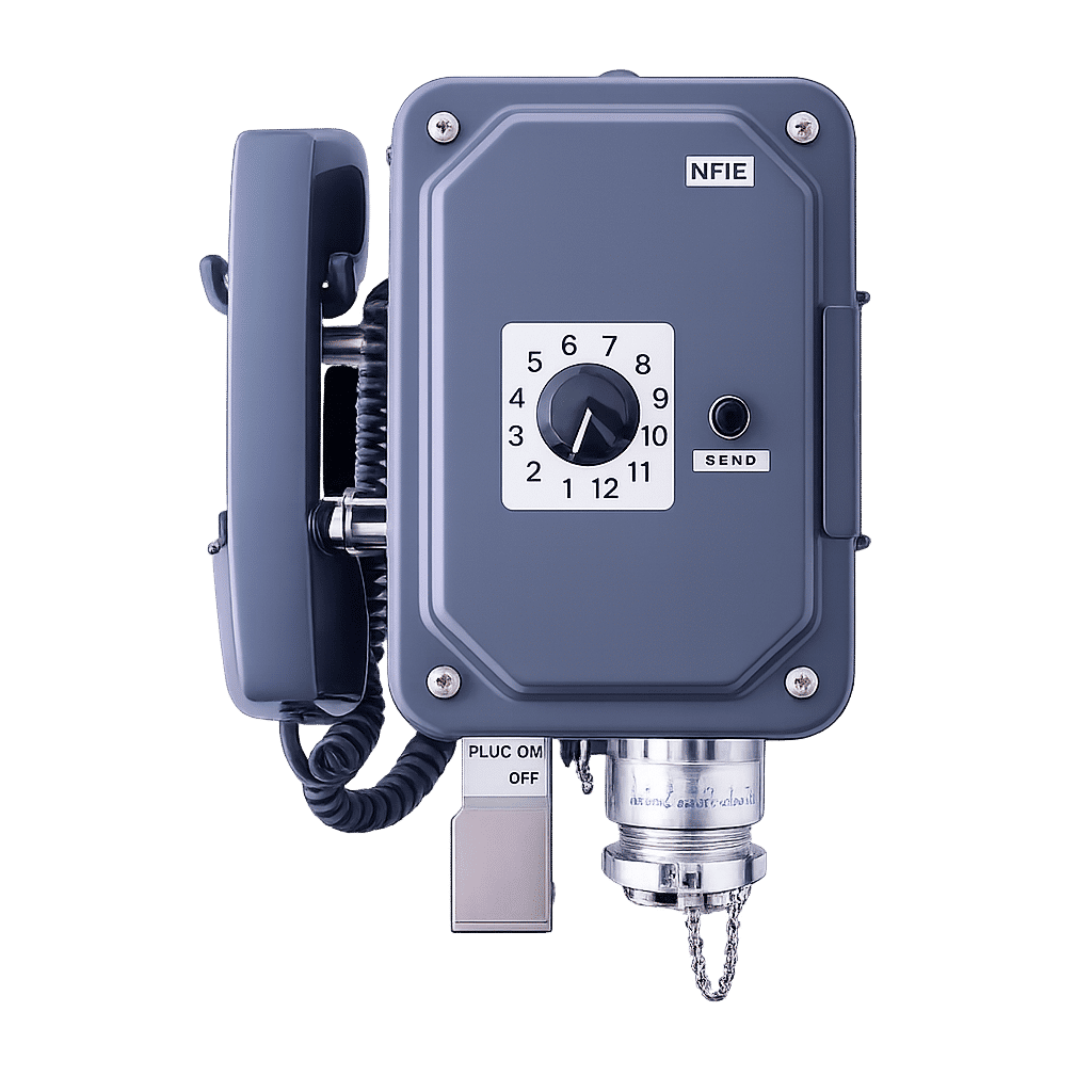 Intrinsically Safe Battery-Less Telephone