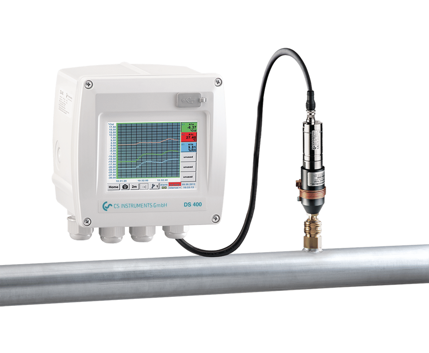 DS 400 Set - Stationary dew point measurement in compressed air systems