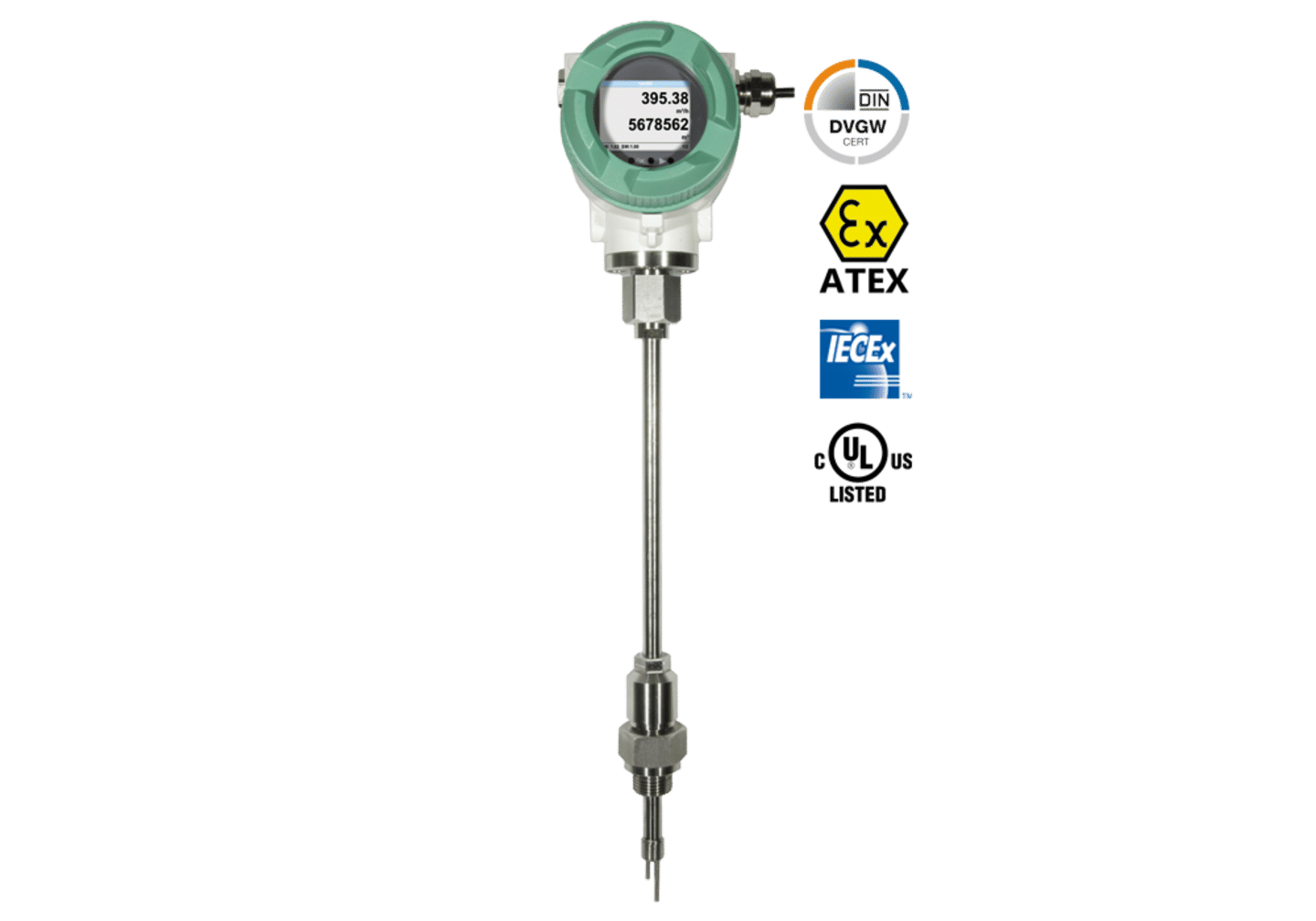 VA 550 - Thermal mass flow sensor for flow measurement