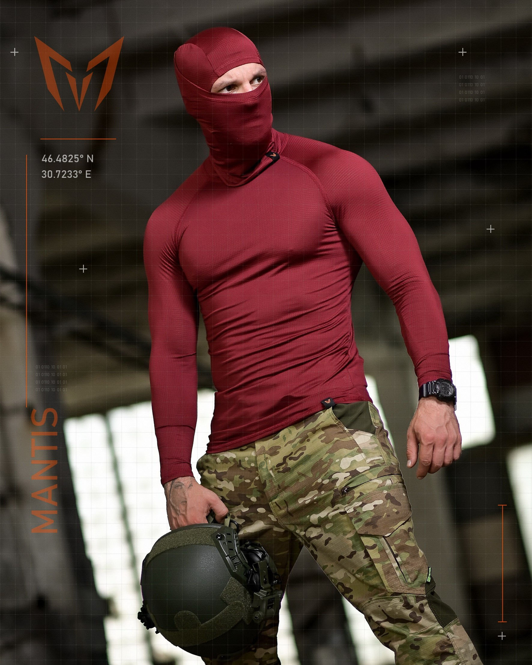MANTIS Phantom LS — колір MAROON