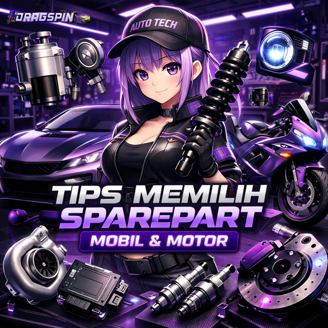 DRAGSPIN ♦️ Tips Memilih Sparepart Kendaraan Berkualitas untuk Mobil dan Motor.