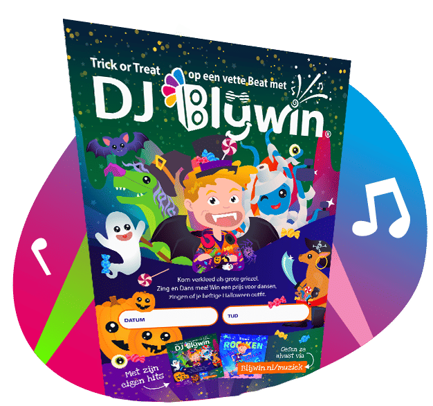 Halloween poster van Blijwin