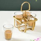 METAL GLASS HOLDER (CHEEKA)