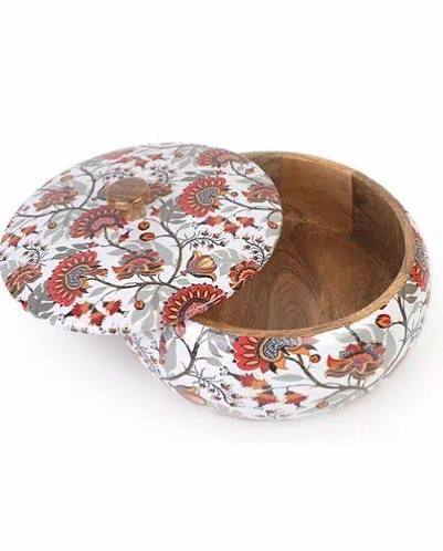 Handpainted Wooden Roti Box