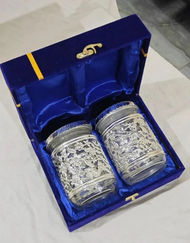 Gifting Luxury: German Silver Glass jars