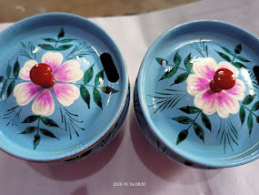 Traditional Handpainted Ghee Pot