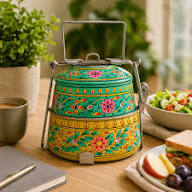 Handpainted Multi-Tier Heritage Tiffin