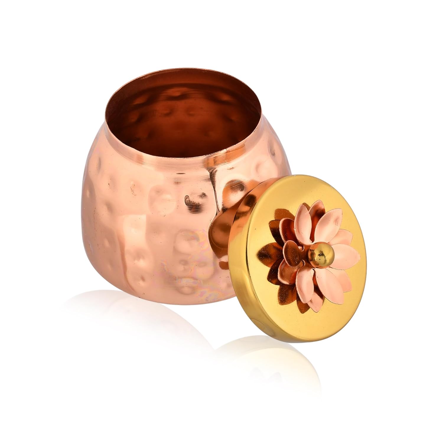 Dry Fruit Bowl Copper Plated Jars