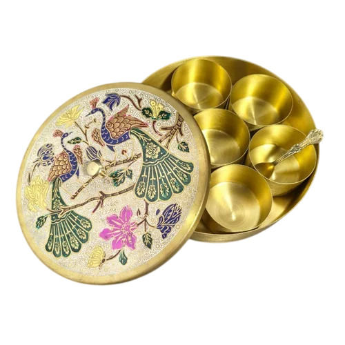 Handpainted & Printed Metal Spice Box