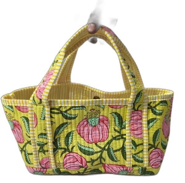 Handcrafted Quilted Bucket Handbag