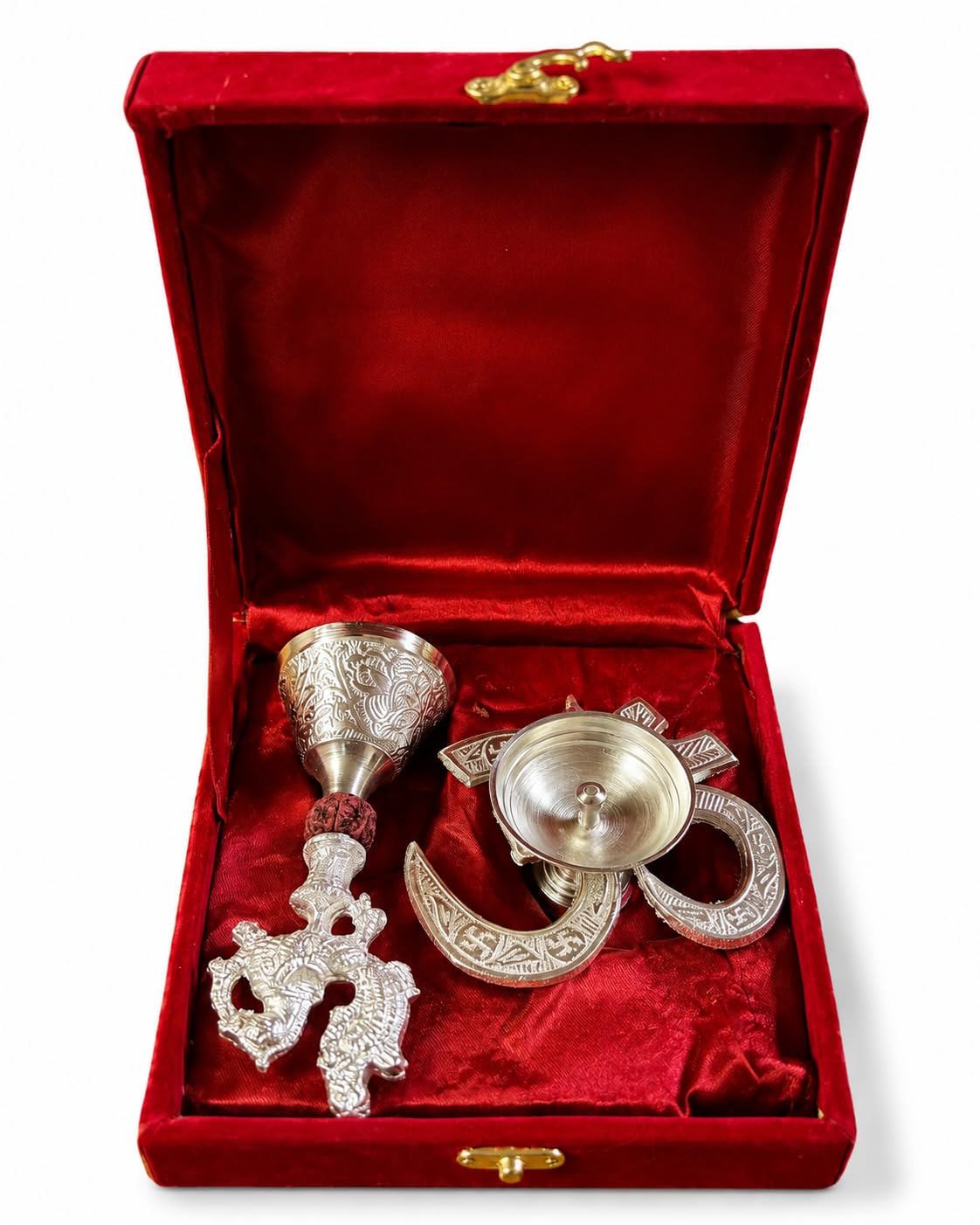German Silver Range of Lamps and Bells
