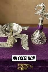 German Silver Range of Lamps and Bells