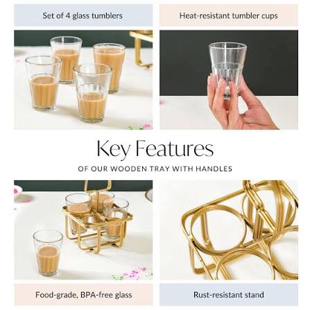 Heritage Tea & Cutting Chai Glass Set