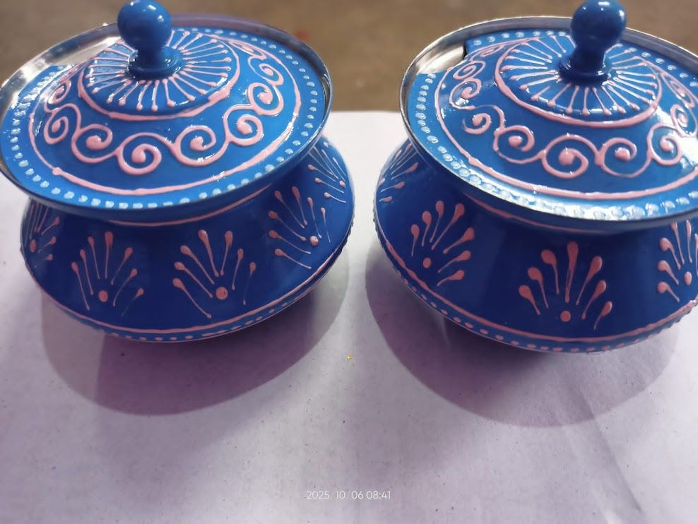 Traditional Handpainted Ghee Pot