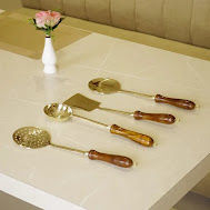 Brass Regal Laddle Set