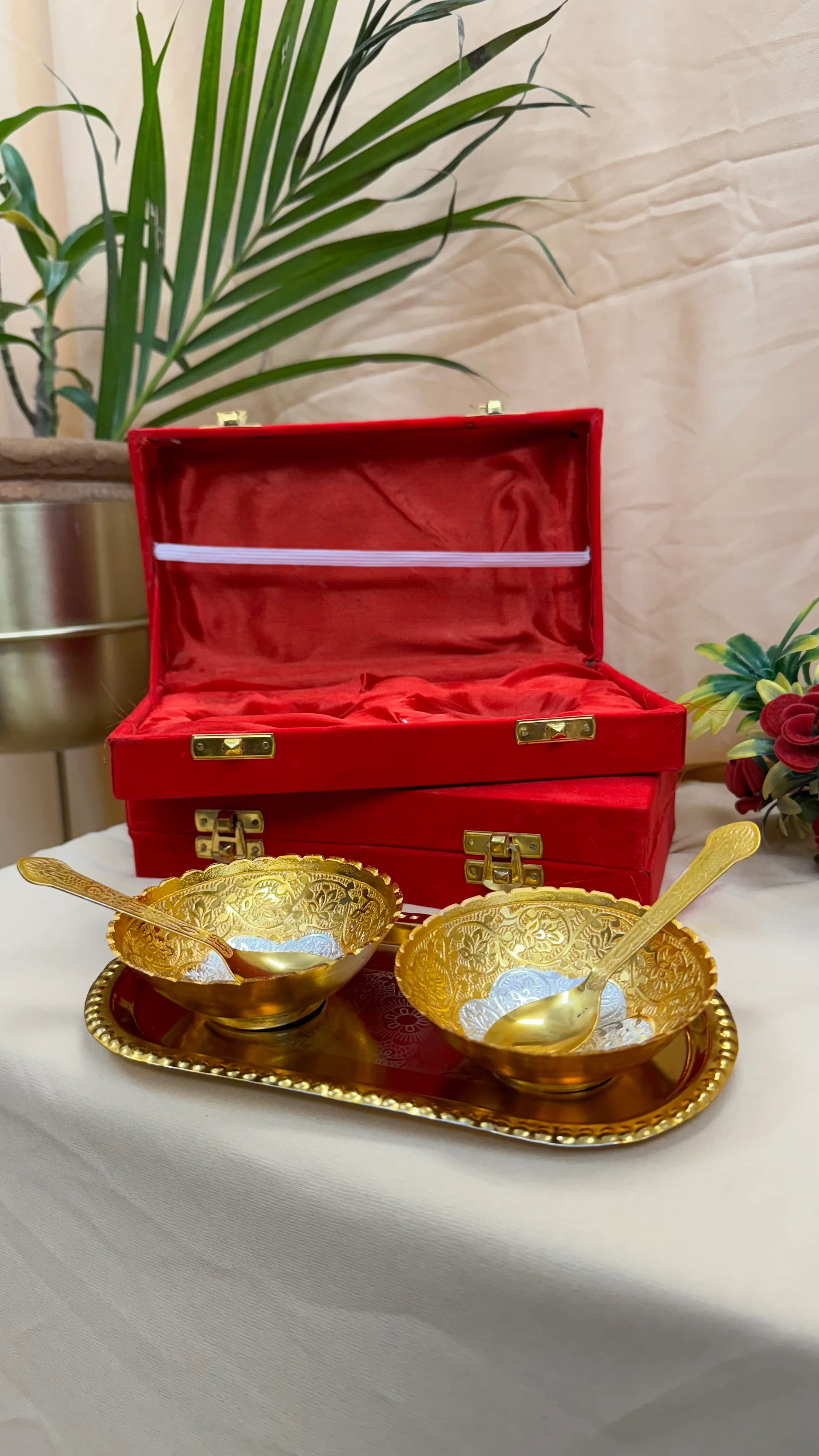 German Silver or Dual Colour Gifting Bowls
