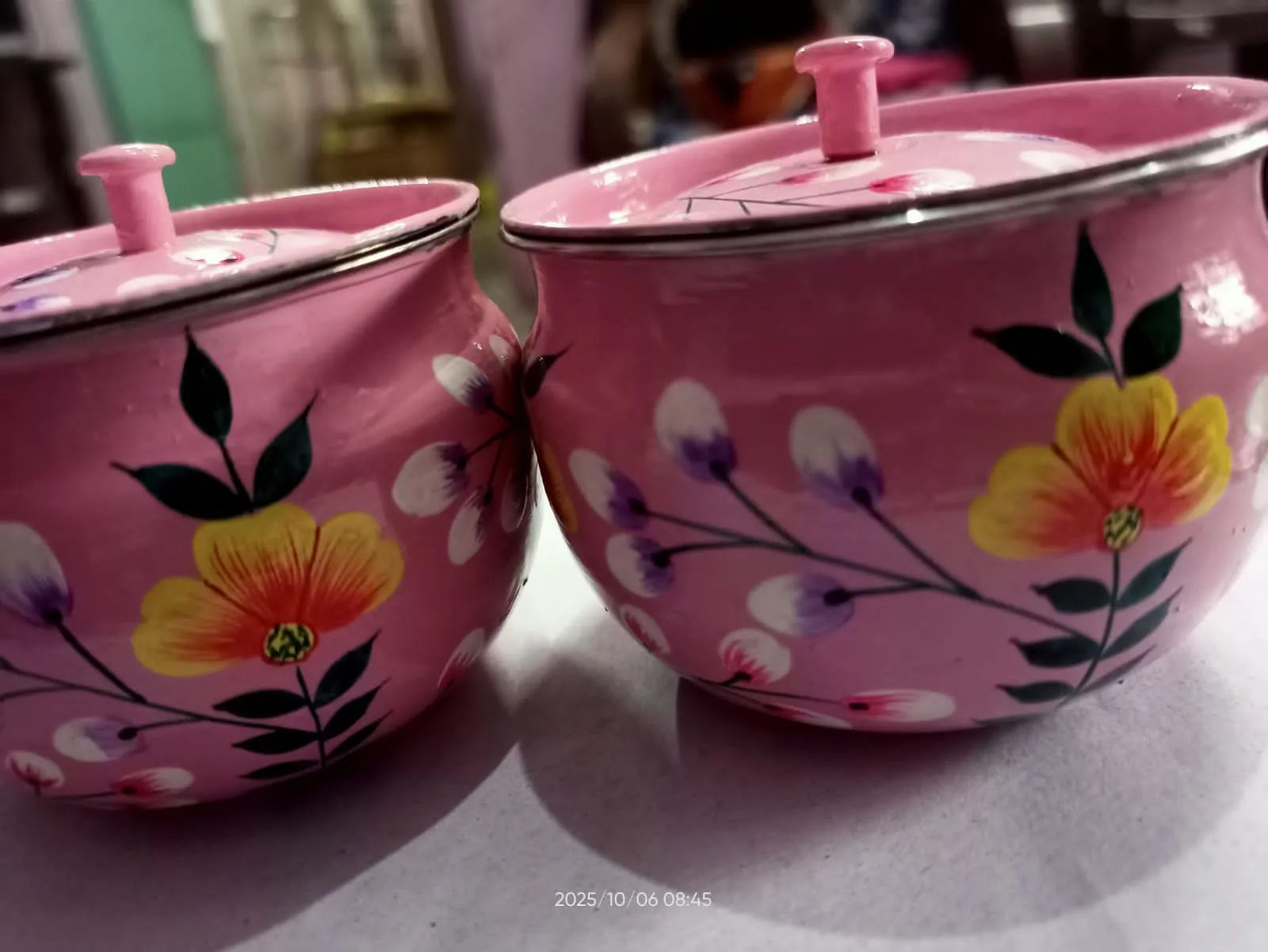 Traditional Handpainted Ghee Pot