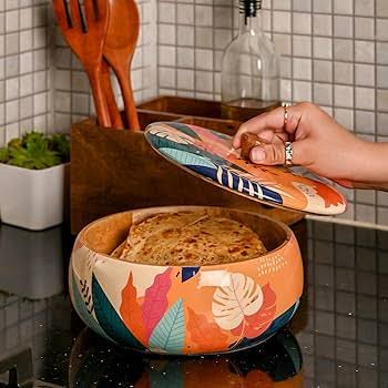 Handpainted Wooden Roti Box