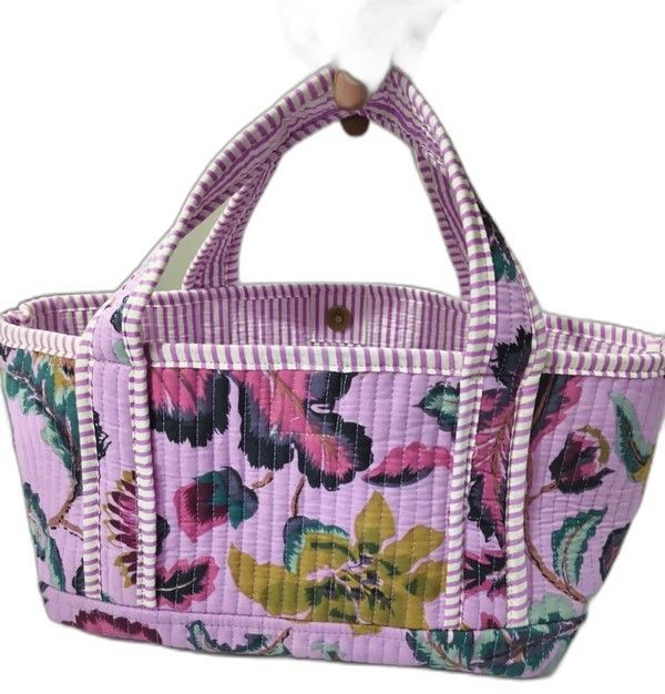 Handcrafted Quilted Bucket Handbag