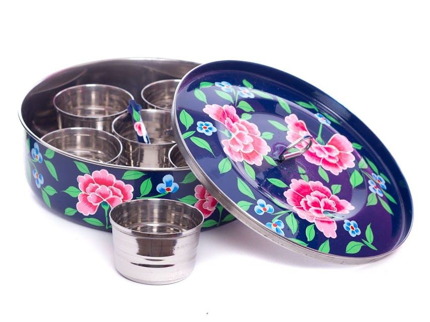 Handpainted Birds in our Garden Spice Box Range