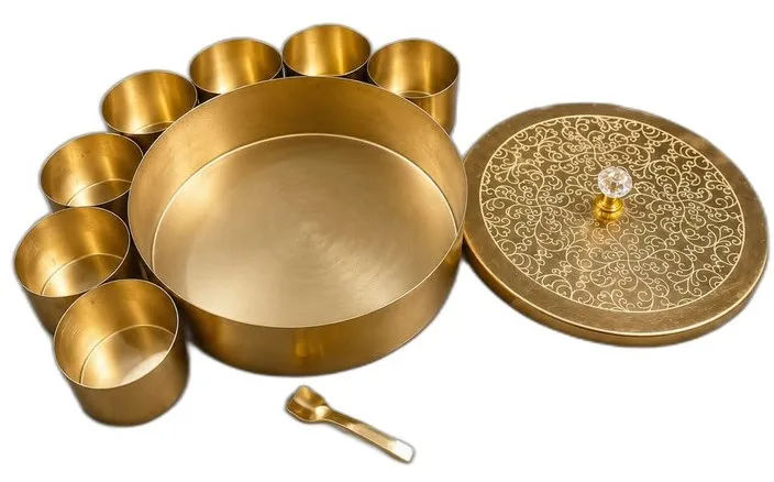 Handcrafted Brass Masala Box