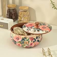 Handpainted Wooden Roti Box