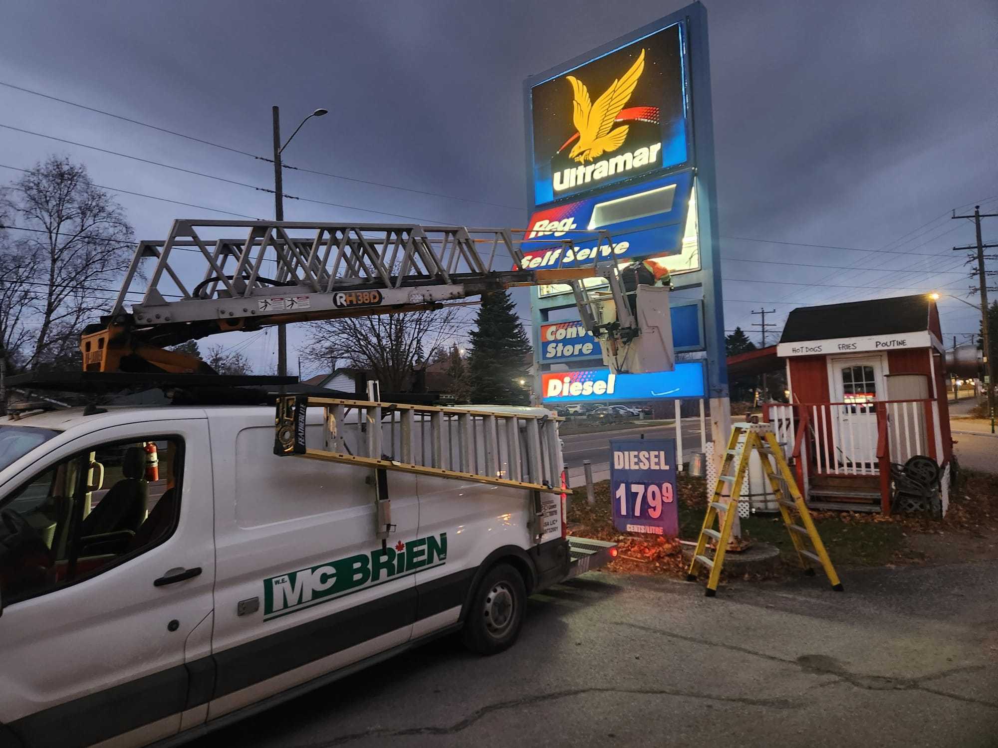 Sign & Price Panel Services by Wallace E. McBrien