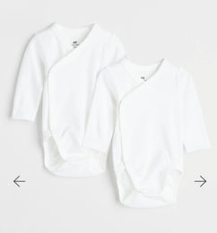 Ofertas de PACK X2 BODIES BLANCOS - H&M