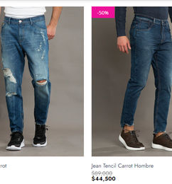 Ofertas de Jeans para hombre desde $44,900 