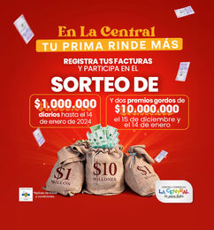 Ofertas de ¡Gana $1.000.000 diario! - CC La Central - Bogotá