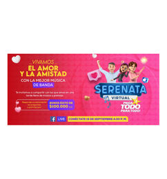 Ofertas de Concurso de PagaTodo de Amor y Amistad con Serenata Virtual