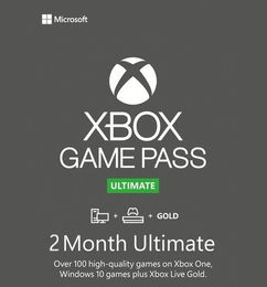 Ofertas de Xbox Game Pass Ultimate – 2 meses