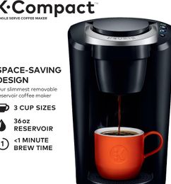 Ofertas de Keurig K-Compact - Cafetera para cápsulas K-Cup de una sola porción