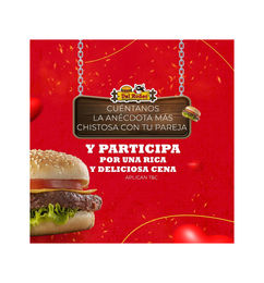 Ofertas de Concurso de Amor y Amistad para Hamburguesas del Rodeo