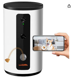 Ofertas de WOPET Dispensador de alimento para perros con camara, wifi Full HD visión nocturna 