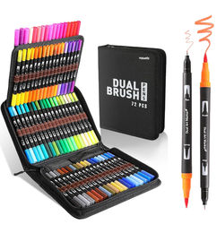 Ofertas de Set de Rotuladores de Doble Pincel nauets (72 Colores) - ¡Aplicar Cupones!