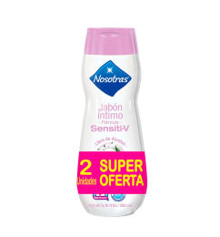 Ofertas de Jabón intimo Nosotras diarios sensitivo-v x 2 unidades x 200ml