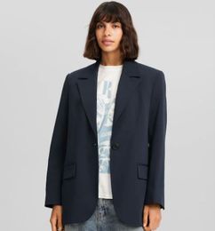 Ofertas de Blazer BERSHKA básica para mujer