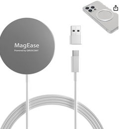 Ofertas de Cargador inalámbrico 15 W, seguro compatible con iPhone 15/14/13/12 y AirPods 3/2/Pro/Pro2