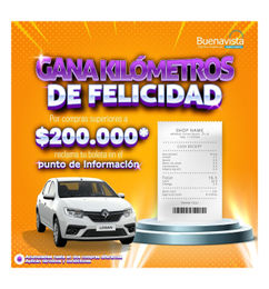 Ofertas de Concurso del CC Buenavista para ganar un Renault Logan 2023