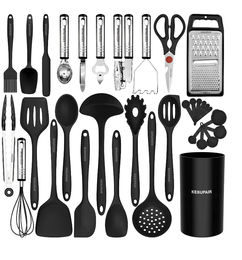 Ofertas de Juego Utensilios Cocina Silicona 446°F - ¡Aplicar Cupón!