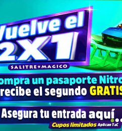 Ofertas de 2X1 en Pasaporte Nitro - Salitre Mágico