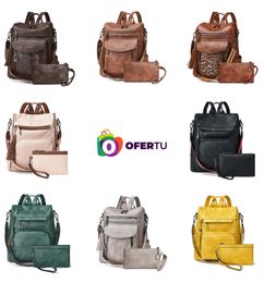 Ofertas de Mochilas de Cuero Antirrobo Shrrie - ¡Aplicar Cupones! - Entre 68,436 - 75,116 🔥🔥