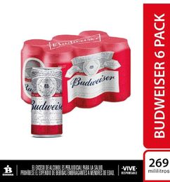 Ofertas de Cerveza Budweiser lata x6und 