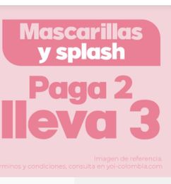 Ofertas de Mascarillas faciales 2X3 - YOi