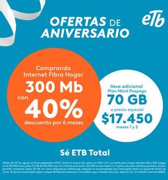 Ofertas de Internet Fibra Óptica Bogota 