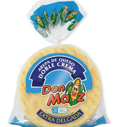 Ofertas de Arepa extra delgada de queso Don Maíz x 10 und 