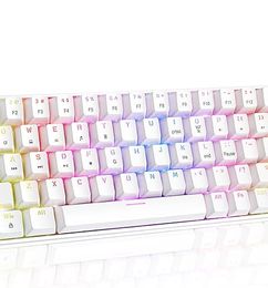 Ofertas de LexonElec Teclado mecánico 60% con cable, ultracompacto RGB, interruptor azul